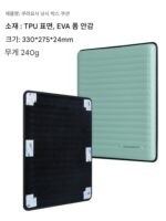 창지 TPU 초박형 고탄성 낚시 상자 쿠션 방수 통기성 편안한 낚시 의자 쿠션 미끄럼 방지 패드 엉덩이 통증 방지 - 이미지 2