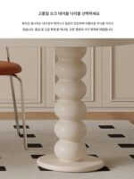 2023년 신형 가이드 테이블 플러스 식탁 통합형 가정용 접이식 견고한 나무 프랑스 크림 스타일 주방 플러시 센터 아일랜드 - 이미지 5