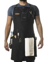 미국 캔버스 앞치마 작업복 남성용 야외 정원사 주방 바베큐 특별 매점 청소년 맞춤형 로고