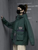 M 브랜드 스트릿 스타일 아웃도어 스포츠 재킷 여성 봄 신상품 루즈 기능성 윈드 재킷 - 이미지 3