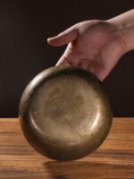 판무구오 네팔 수입 오래된 노래 그릇 선택 요가 명상 컬렉션 구리 그릇 사운드 그릇 선물 타도바티 - 이미지 2