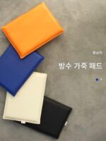 방수 쿠션 의자 쿠션 가죽 스펀지 학생 교실 의자 쿠션 낚시 상자 방수 어린이 pu 작은 사각형 의자 엉덩이 쿠션 장시간 앉아 있음