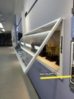 박물관 다기능 골동품 및 문화 유물 강화 유리 벽 틈새 디스플레이 캐비닛 사용자 정의 - 이미지 2