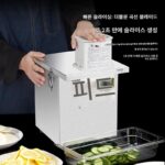 소스 커피 상업용 스테인리스 스틸 다이서 당근 감자 오이 다이스 조각 칼집 야채 커터 - 이미지 3