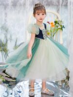 안나 공주 드레스 여자아이 가을 2025 신상품 디즈니 어린이 정품 겨울왕국 엘사 드레스 - 이미지 5