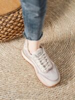 봄철 인기 소프트솔 슈퍼핫 레드 포레스트 검프 여성용 슈즈 2025년 신상 두꺼운 솔 높이가 있는 여행용 스포츠 아빠 슈즈 - 이미지 2