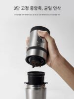 마일 휴대용 커피 머신 분쇄 및 양조 기계 가정용 소형 야외 이탈리아 핸드 브루 전기 분쇄기 - 이미지 4