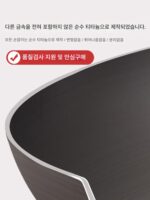 루지 더블 이어 두껍게 한 둥근 바닥 순수 티타늄 무코팅 가정용 및 상업용 중국식 요리 냄비 레스토랑 깊어지고 확대된 티타늄 냄비 - 이미지 3