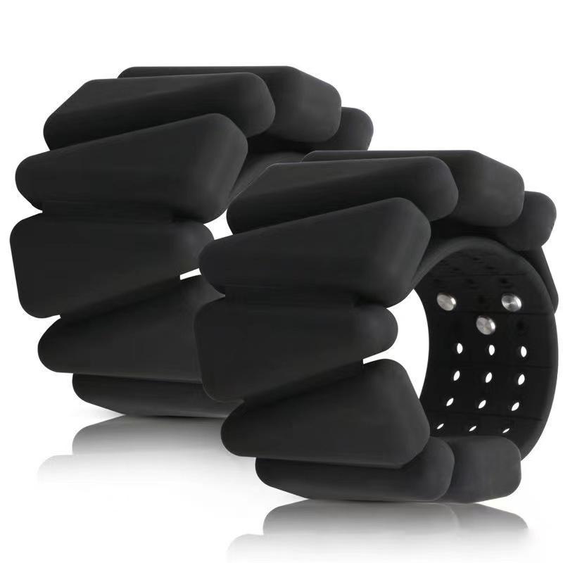 main_777188004788_0 실리콘 체중부하 손목밴드 순수 실리콘 일체형 성형 수영 요가 달리기 스포츠 피트니스 손목밴드 체중부하 레깅스 - 이미지 1