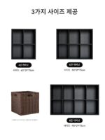 싱글 책장 자유 조합 격자 캐비닛 블랙 심플 모던 계단 수납 캐비닛 모듈 로우 캐비닛 디스플레이 캐비닛 - 이미지 5