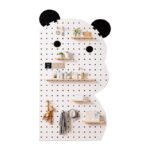 맞춤형 견고한 목재 홀보드 입구 벽걸이 선반 벽걸이 보드 입구 파티션 보관 선반 벽 디스플레이 선반 - 이미지 5