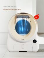 유지 고양이 변기 자동 고양이 변기 대형 방습 및 방취 완전 밀폐형 고양이 변기 전자동 전기 세척