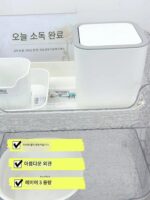 다기능 뷰티 카트 주방 이동식 다층 바닥형 수납 선반 욕실 욕실 침실 수납 선반 - 이미지 3