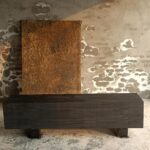 북유럽 디자인 탄화 블랙 원목 롱 벤치 홈스테이 장식 크리에이티브 레스트 전체 나무 부두 신발 벤치 나무 벤치 - 이미지 4