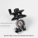 드래그 휠이 장착된 핸드로드 개조형 낚싯대 릴 개조형 록 캐스팅 낚싯대 와인딩 릴 대형 롱로드 릴 낚시 장비 액세서리 - 이미지 3