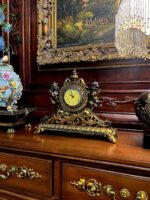 미국식 절묘한 복고풍 시계 유럽 스타일 장식품 빌라 고급 프랑스 거실 벽난로 현관 데스크탑 고급 B&B - 이미지 3