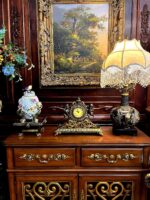 미국식 절묘한 복고풍 시계 유럽 스타일 장식품 빌라 고급 프랑스 거실 벽난로 현관 데스크탑 고급 B&B - 이미지 4