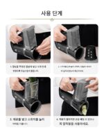 Keok 전기 핸드헬드 경량 식품 조리기 샐러드 커팅 도구 홈 다기능 드럼 강판 슬라이서 - 이미지 5