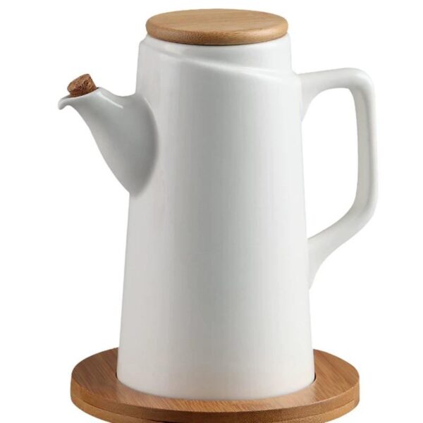 일본 도자기 주방용품 가정용 굴소스 식초 조미료 병 항아리 누수 방지 세트 창의적 걸림 방지 오일 냄비 대형