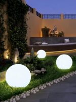 태양광 실외 조명 방수 달빛 구형 플로어 램프 분위기 조명 정원 조명 정원 장식 조명 잔디 조명
