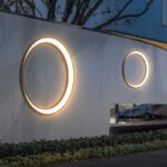 야외 벽등 방수 빌라 정원등 그물 붉은 달 벽등 방수 정원 벽등 빌라 외부 벽등 - 이미지 3