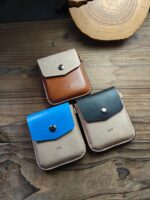 Shea 브랜드 모바일 폰 케이스 세로형 대형 커버 삼성 W25 Flip 접이식 스크린 ZFlip7 가죽 케이스 ZFlip6 정품 가죽 케이스 W24Flip 보호 케이스 모바일 폰 케이스 색상 매칭 정품 소가죽 플립 커버 - 이미지 4