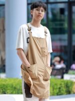 일본식 방수 인쇄 맞춤 앞치마 케이터링 반려동물 카페 페인팅 호텔 이발사 작업복 남녀 - 이미지 3