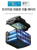 독일산 덕트형 강력 터보 팬 고출력 강력한 블로어 리튬 배터리 스톰 건 헤어 드라이어 산업 유물 - 이미지 3