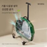 고양이 가방 휴대용 트롤리 케이스 우주 캡슐 고양이 배낭 여행 가방 대용량 투명 반려동물 용품 유물 - 이미지 4