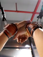 Summitdragon 삼각근 근력 트레이닝 손목 밴드 갠트리 피트니스 클립 가슴 핸드 링 버클 텐션 로프 액세서리 - 이미지 2