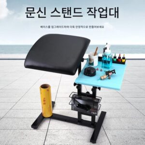 드래곤 타투 장비 타투 작업대 디스플레이 스탠드 분리형 접이식 스플라이싱 패드 암 지지대 작업대