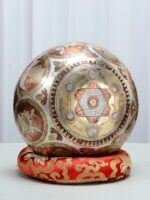 그린 타라 부처 노래 그릇 구리 그릇 네팔 수제 사운드 테라피 그릇 사운드 그릇 명상 그릇 구리 차임 그릇 장식품 - 이미지 4