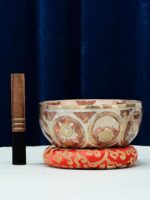 그린 타라 부처 노래 그릇 구리 그릇 네팔 수제 사운드 테라피 그릇 사운드 그릇 명상 그릇 구리 차임 그릇 장식품 - 이미지 5