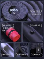 유압식 팔 근력 운동기 지능형 카운팅 조절식 남성용 홈 트레이닝 피트니스 장비로 가슴 근육과 팔을 운동하세요 - 이미지 2