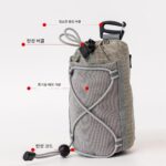 야외 여행용 물병 가방 백팩 물병 커버 어깨 끈 외부 가방 휴대전화 가방 확장 가방 액세서리 보관 확장 - 이미지 3