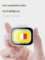 새로운 휴대용 자기 유도 헤드램프 클립온 헤드 마운트 야간 낚시 조명 매우 밝고 강력한 조명 낚시 조명 사이클링 조명 - 이미지 3