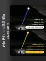 헤드램프 강력한 빛 매우 밝은 충전식 헤드 마운트 손전등 야간 낚시 장시간 지속 야외 등산 특수 조명 - 이미지 3