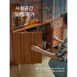 레트로 솔리드 우드 캐비닛 로우 캐비닛 수납 다이닝 사이드 캐비닛 유리 와인 캐비닛 거실 디스플레이 캐비닛 중년 사이드 캐비닛 수제 서랍장 - 이미지 4