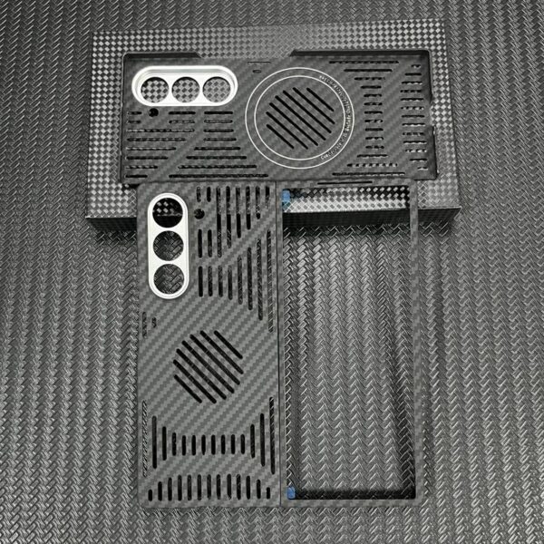 삼성 갤럭시 Z 폴드 7 초박형 접이식 스크린 중공 접이식 6 케블라 아라미드 섬유 올인원 모바일 폰 케이스 W25 비즈니스 자석 MagSafe 새로운 개인화 보호 커버에 적합합니다.