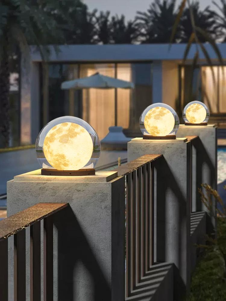 main_825391328258_0 태양광 기둥 조명, 정원 달빛, 야외 방수 조경 조명, 새로운 벽등, 게이트 빌라 벽등 - 이미지 1