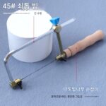다기능 곡선 톱, 수제 와이어 톱, 소형 와이어 톱, 금속 절단용 수동 톱날, 목공 톱 - 이미지 2
