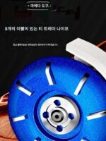 독일 수입 티 트레이 나이프 목공 밀링 커터 뿌리 조각 배아 절단 조각 도구 연삭 플레닝 목재 플라스틱 각도 그라인더 - 이미지 4