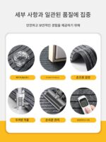 도어 도어 매트 야외 미끄럼 방지 카펫 상점 도어 흡수 매트 상업용 환영 맞춤형 호텔 - 이미지 5