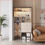 사이드보드 청소 로봇 수납 선반 진공 청소기 청소 기계 고양이 반려동물 용품 고양이 사료 수납 캐비닛