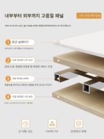 플러시 아일랜드 테이블 식탁 통합 가정용 소형 아파트 트라버틴 록 플레이트 플랫 가이드 테이블 바 주방 고급 다운턴 - 이미지 5