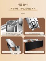 밤따개, 설탕구운 밤껍질 커터, 십자형 도구, 가정용 생밤 껍질 벗기기 스테인리스 스틸 클립 특수 유물 - 이미지 4