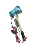 12V 노란색, 흰색 및 파란색 3개 광원 핸드헬드 라이트 레이저 캐논 LED 줌 100W 강력한 빛 매우 밝은 야외 낚시 조명 - 이미지 5