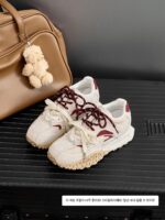 정품 가죽 ~ 7CM 높이 향상 Dexun 신발 여성용 두꺼운 밑창 가을 겨울 소형 플러스 벨벳 스포츠 캐주얼 포레스트 검프 신발 아빠 신발 - 이미지 4