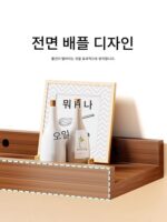 벽걸이 선반 칸막이 벽걸이 나무 선반 벽걸이 단선반 브라켓 벽걸이 책장 선반 선반 - 이미지 4