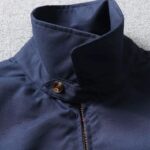 남성용 양면 재킷, 아메리칸 스타일, 워시드 자수 더블 레이어 라펠, 올드 카드르 라펠, 해링턴 재킷, 마운틴 스타일 - 이미지 3